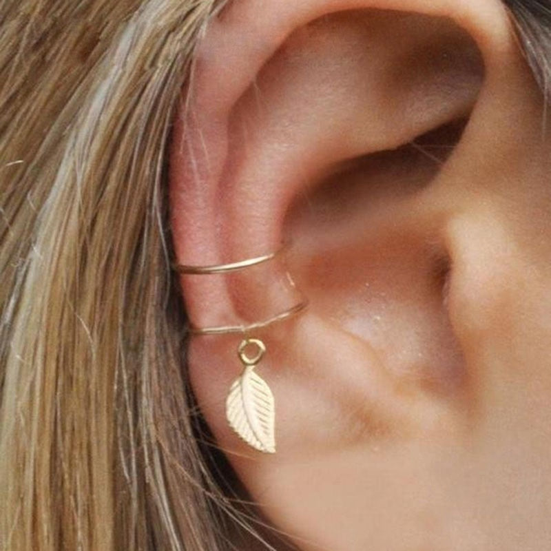 2026 Gold Silver Color Metal Butterfly Ear Clips Without Piercing For Women Sparkling Zircon Ear Cuff Clip Earrings Wedding Jewelry