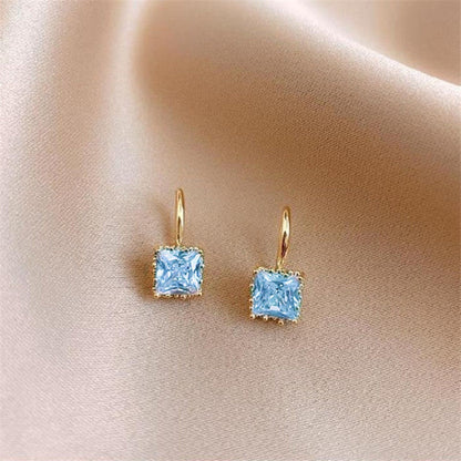 2026 Simple Black White Irregular Polyhedron Pendant Small Earrings 2021 New Girl Unusual Earrings Fashion Korean Jewelry For Woman