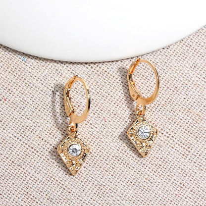 2026 Flatfoosie New Tiny Hoop Earrings For Women Gold Color Cartilage Hoop Earrings Jewelry Heart Cross Star Triangle Charm Earrings