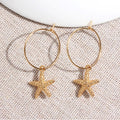 2026 Flatfoosie New Tiny Hoop Earrings For Women Gold Color Cartilage Hoop Earrings Jewelry Heart Cross Star Triangle Charm Earrings