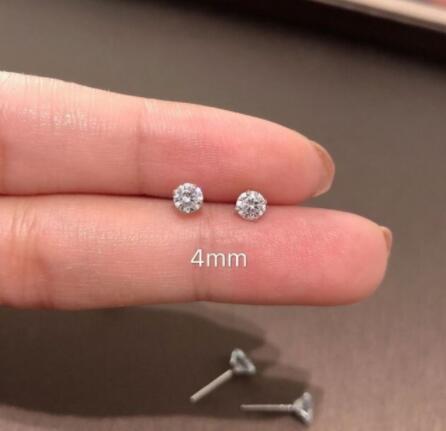 2026 New Design Stainless Steel Cubic Zirconia Chain Hoop Earring For Women Star Moon Pendant Cartilage Earring Piercing Jewelry