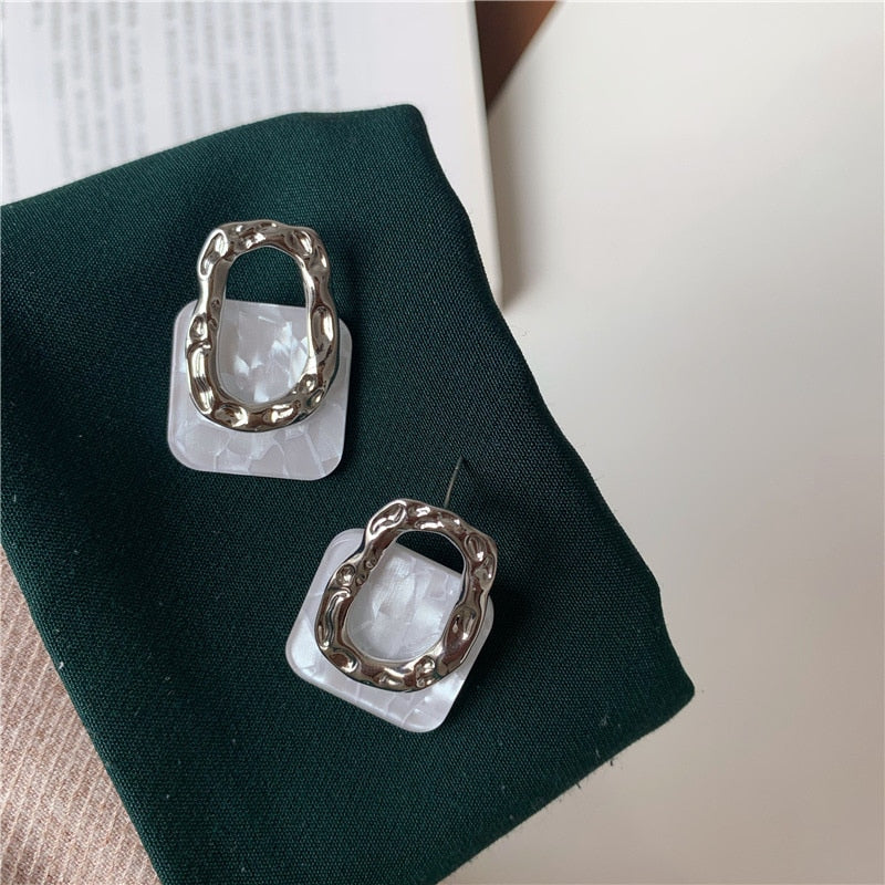2026 Trend Simulation Pearl Long Earrings Female Moon Star Flower Rhinestone Wedding Pendant Earrings Fashion Korean Jewelry Earrings