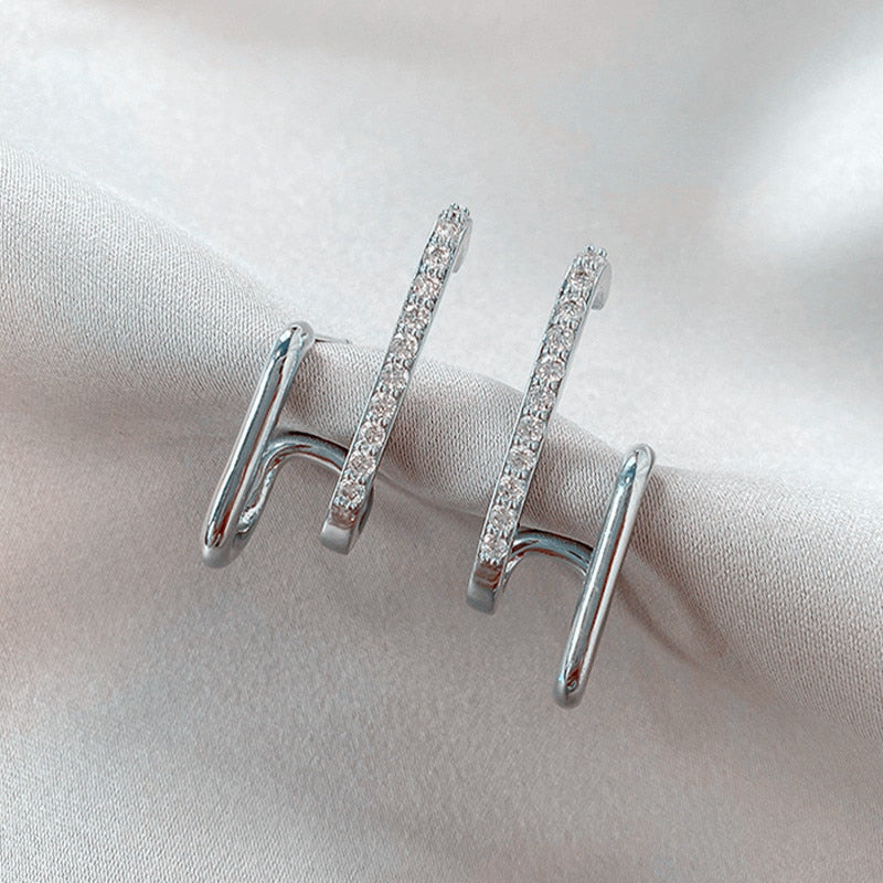 2026 Trend Simulation Pearl Long Earrings Female Moon Star Flower Rhinestone Wedding Pendant Earrings Fashion Korean Jewelry Earrings