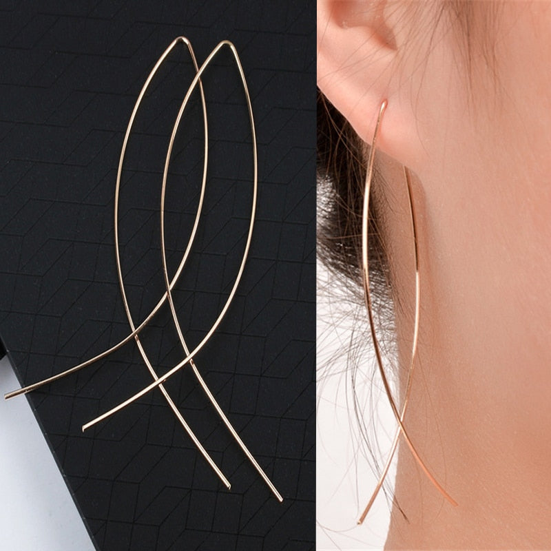 2026 New Crystal Drop Earrings with Bling Bling Cubic Zirconia Temperament Women Earrings High Quality Silver Color Trendy Jewelry
