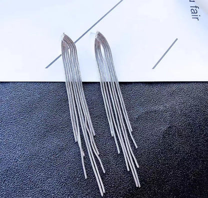 2026 Trend Simulation Pearl Long Earrings Female Moon Star Flower Rhinestone Wedding Pendant Earrings Fashion Korean Jewelry Earrings