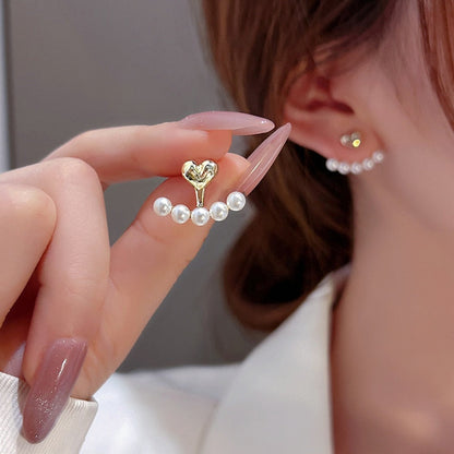 2026 Simple Black White Irregular Polyhedron Pendant Small Earrings 2021 New Girl Unusual Earrings Fashion Korean Jewelry For Woman
