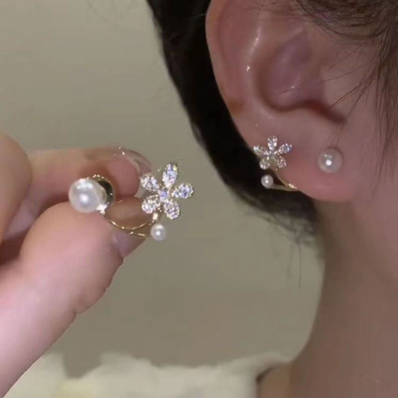 2026 Simple Black White Irregular Polyhedron Pendant Small Earrings 2021 New Girl Unusual Earrings Fashion Korean Jewelry For Woman