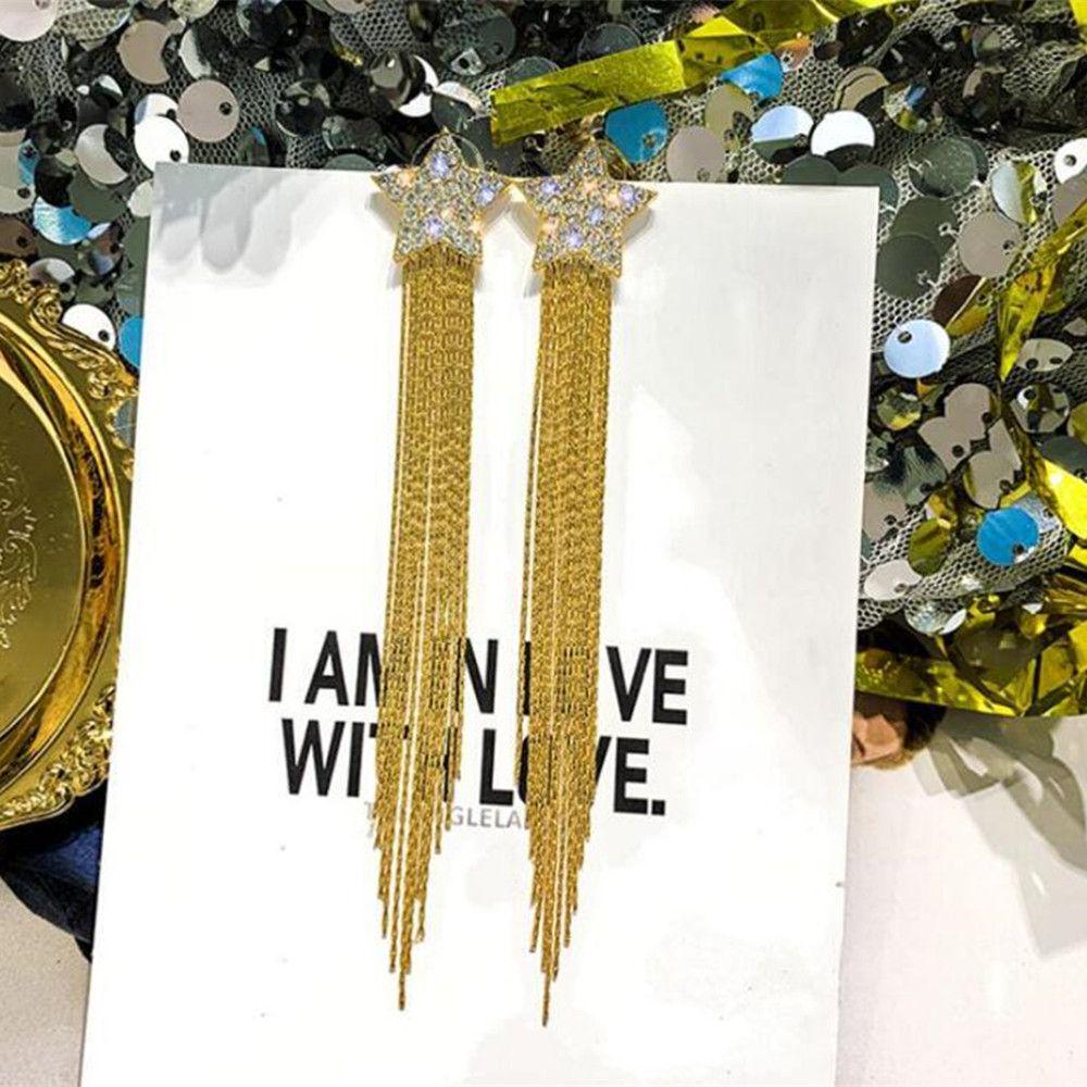 2026 New Crystal Drop Earrings with Bling Bling Cubic Zirconia Temperament Women Earrings High Quality Silver Color Trendy Jewelry