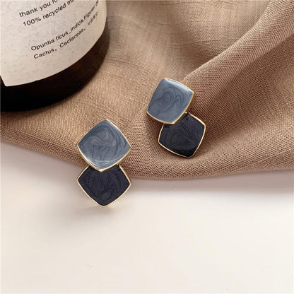 2026 Vintage Metallic Gold Color Multiple Small Round Stud Earrings Women Korean Jewelry Fashion Wedding Party Earrings Jewelry Gifts