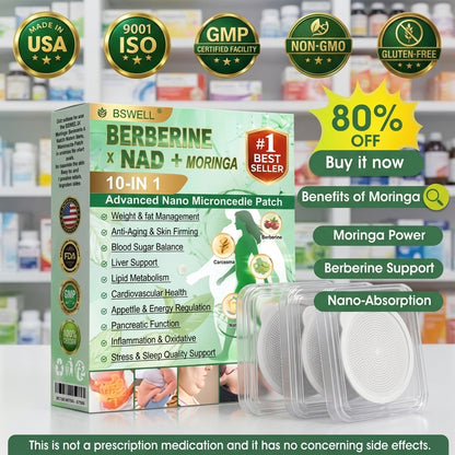 🧑‍⚕️🧑‍⚕️𝐁𝐒𝐖𝐄𝐋𝐋® 𝐌𝐨𝐫𝐢𝐧𝐠𝐚· 𝐁𝐞𝐫𝐛𝐞𝐫𝐢𝐧𝐞 × 𝐍𝐀𝐃+ 𝟏𝟎-𝐢𝐧-𝟏 𝐀𝐝𝐯𝐚𝐧𝐜𝐞𝐝 𝐍𝐚𝐧𝐨 𝐌𝐢𝐜𝐫𝐨𝐧𝐞𝐞𝐝𝐥𝐞 𝐒𝐥𝐢𝐦𝐦𝐢𝐧𝐠 𝐏𝐚𝐭𝐜𝐡- 𝐎𝐧𝐜𝐞 𝐃𝐚𝐢𝐥𝐲, 𝐕𝐢𝐬𝐢𝐛𝐥𝐞 𝐑𝐞𝐬𝐮𝐥𝐭𝐬 𝐢𝐧 𝟕 𝐃𝐚𝐲𝐬